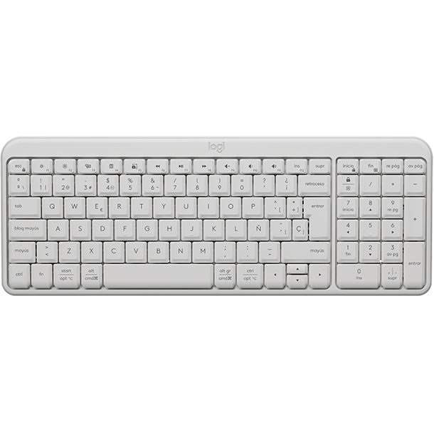 TECLADO BLUETOOTH K250 PEBBLE BLANCO 920-013446  LOGITECH